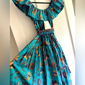 Ulla Johnson beautiful Amira dress in Lagoon.